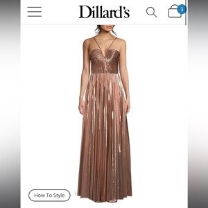 Formal rosegold dress